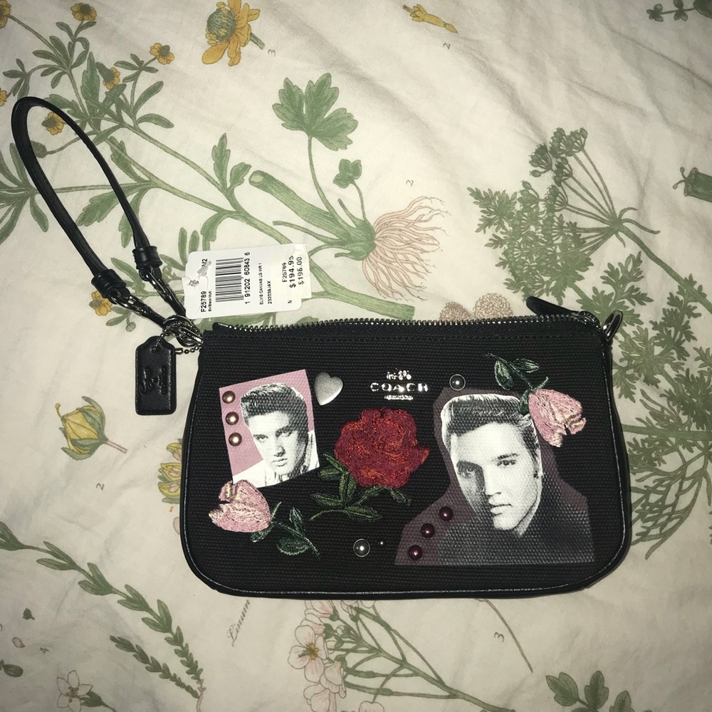 Elvis Coach Wristlet